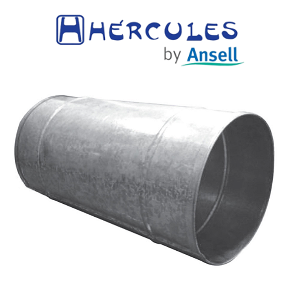 Conector de Duto HECV20420R Hércules Chapa de Zinco Diâmetro de 20cm