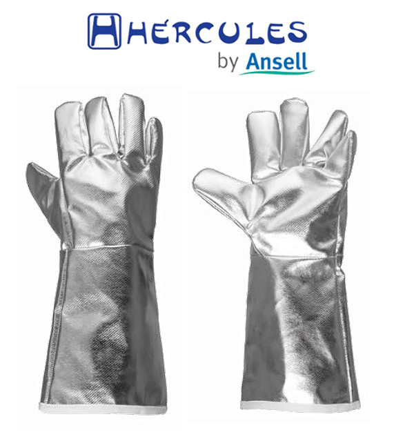 Luva em KCA Aluminizado CA38783 Hércules Calor Radiante e Respingo de Metal em Fusão de até 1.600 °C (CA 38783)