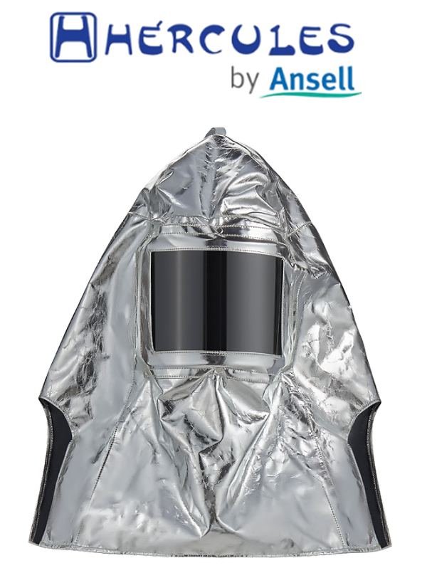 Capuz Aluminizado com Visor Verde CA43298 Hércules HJ53700CFT Térmicos Abrasivos Escoriantes (CA 43298)