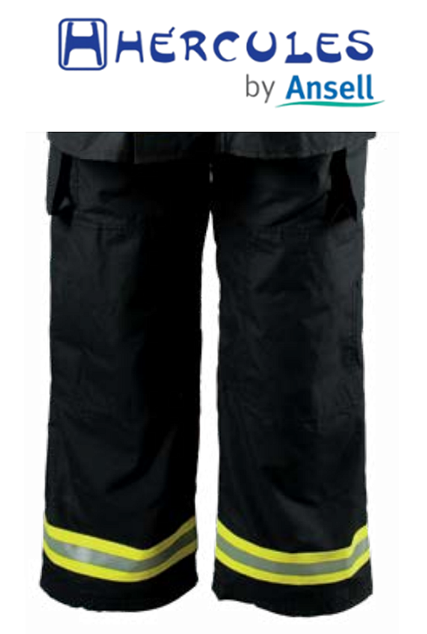 Calça para bombeiro CA33182 Hércules HJ031T9L31 Aramida Ripstop com Refletivo e Forro Destacável (CA 33182)