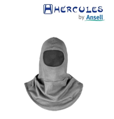 Capuz Balaclava CA36104 Hércules HJ660AFC Contra Arco Elétrico Risco II e Antichamas Cinza (CA 36104)