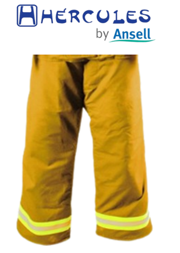 Calça para Bombeiro CA31931 Hércules em Meta-Aramida HJ910T2Y00 Amarelo (CA 31931)