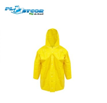Capa KP500 PVC CA 25032 Amarela Forrada Plastcor (CA25032)