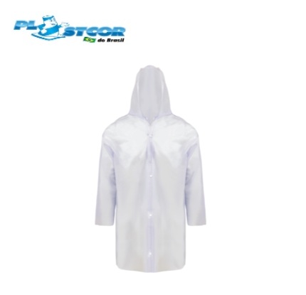 Capa de Chuva PVC CA 36249 Cristal Laminada Plastcor (CA36249)