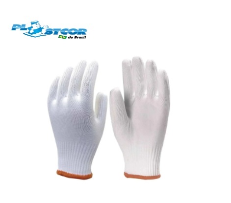 Luva Tricotada em Algodão 4 Fios CA31919 Sem Pigmento Plastcor (CA 31919)