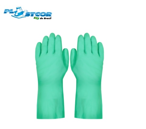 Luva Nitritex 80 Confeccionada em Látex Nitrílico CA42225 Palma Antiderrapante (CA 42225)
