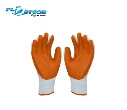 Luva WKR PLT em Suporte Textíl CA35844 Com Palmar em Látex (CA 35844)