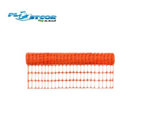 Tela Tapume Teleplast Laranja Extrusada 1.20X50M Cerquite Laranja - Plastcor