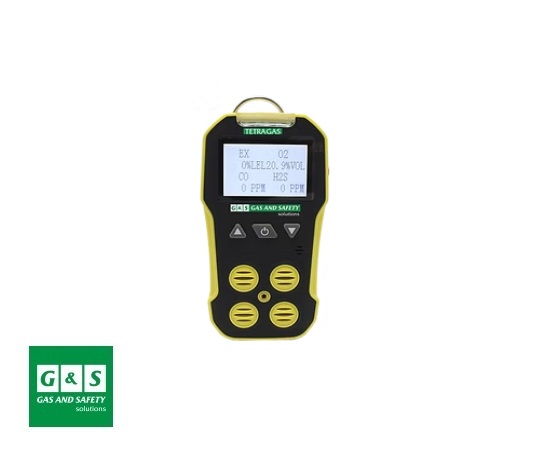 Detector de Gases 4 Gases Portátil (O2 / LEL / CO/ H2S) TETRAGAS - Gas And Safety