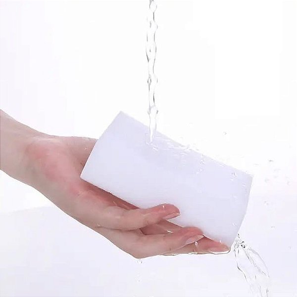 Esponja Mágica Multiuso de Melamina – Remove Manchas sem Esforço