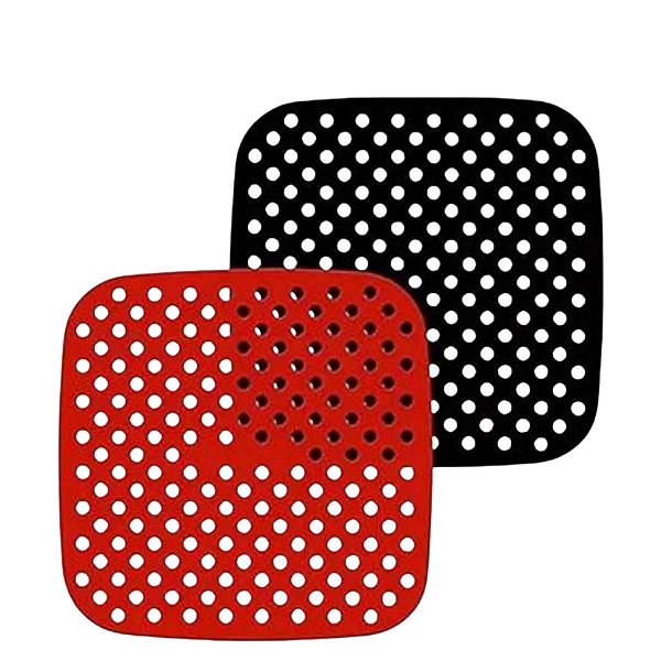 Tapete de Silicone Antiaderente para Airfryer – Forro Protetor Reutilizável