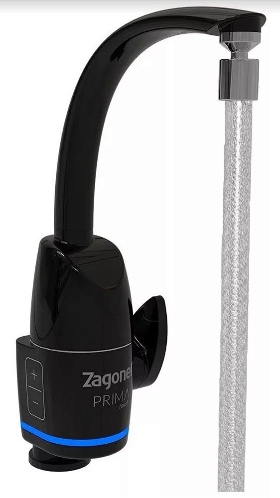 Torneira Eletrônica Prima Touch Black Zagonel 5500w/220v