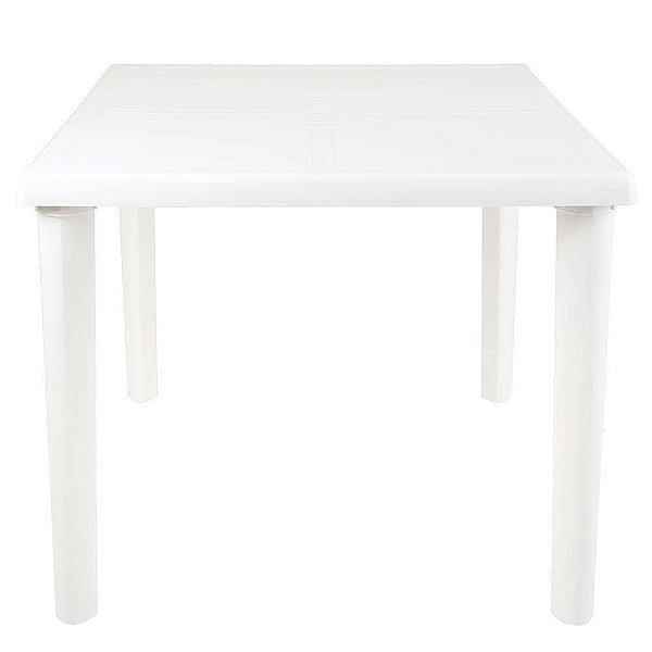 Mesa Plástica Quadrada Desmontável