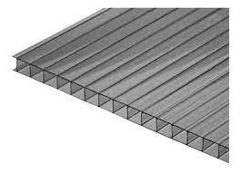 Chapa de Policarbonato  Alveolar 6 mm 2,10x6 Fumê