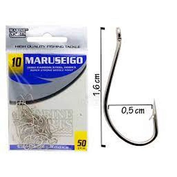 Anzol Maruseigo N10 c/50pcs