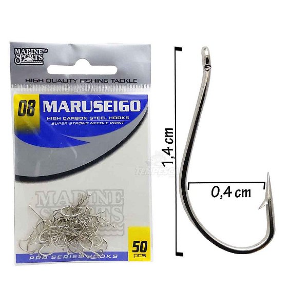 Anzol Maruseigo N08 c/50pcs