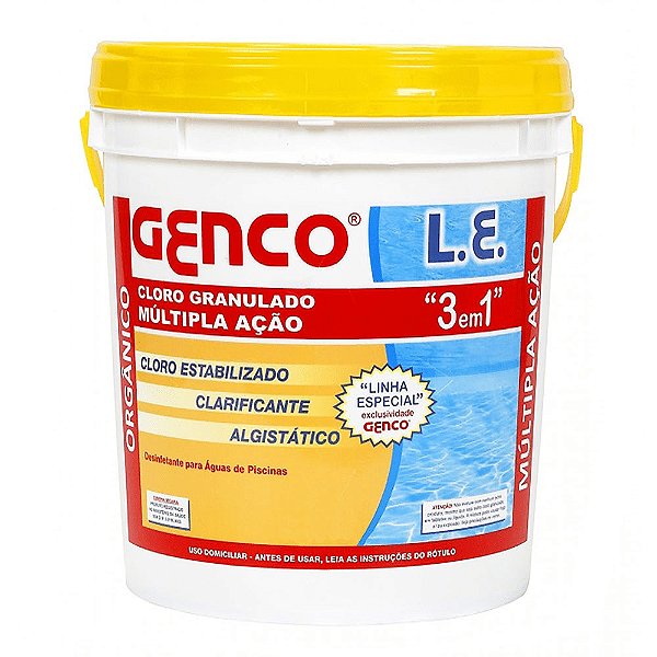 Cloro 2,50 kg GENCO 3X1