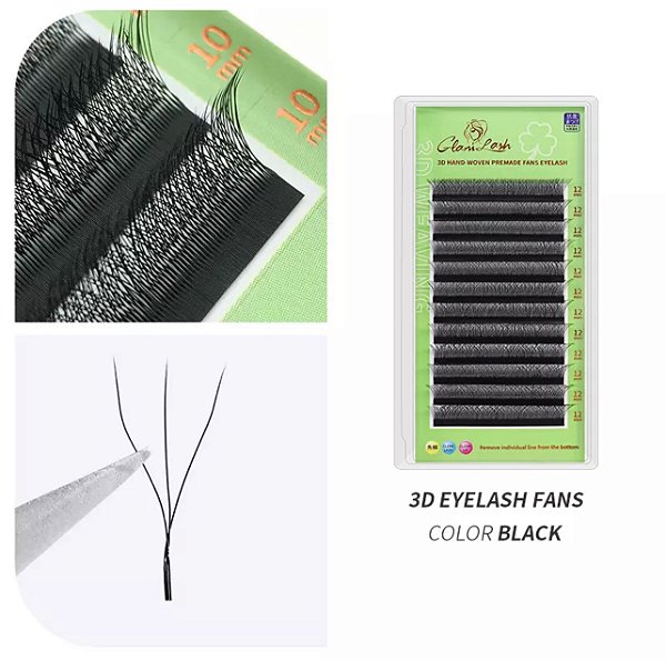 Cílios 3D curvatura especial fox eyes Glamlash