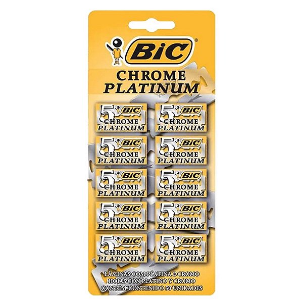 Lâmina bic Chrome platinum