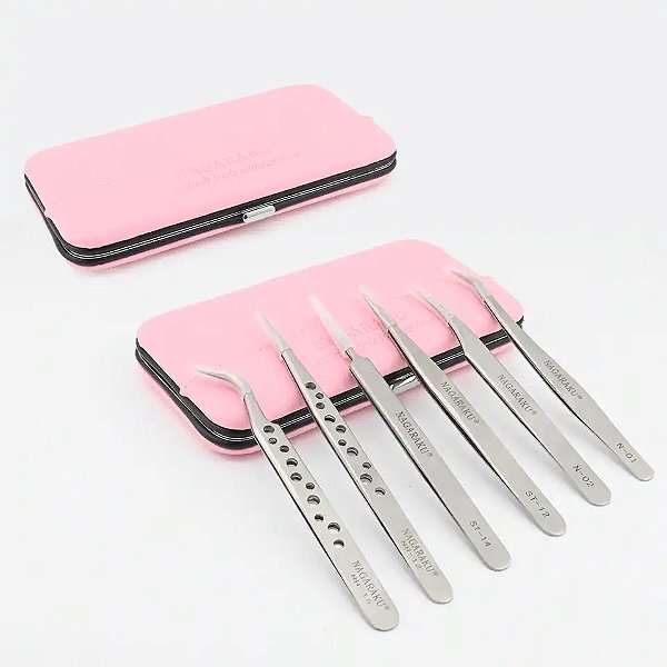 Conjunto de pinças case + 6 pinças nagaraku
