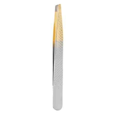 Pinça silver gold diagonal Enox 1701