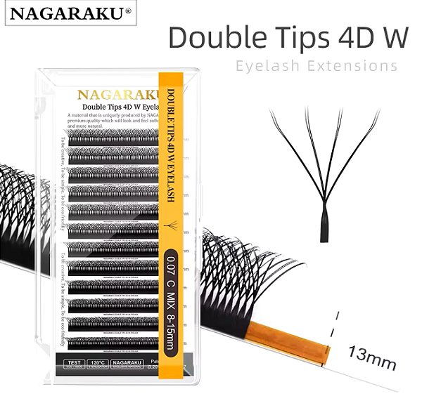 Cílios 4D Duplo Nagaraku