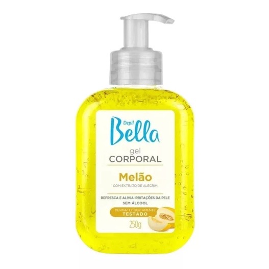 Gel calmante corporal Melão 250g Depil Bella