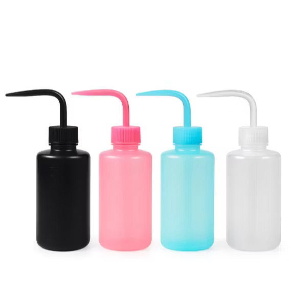 Frasco dosador pisseta para limpeza de cílios