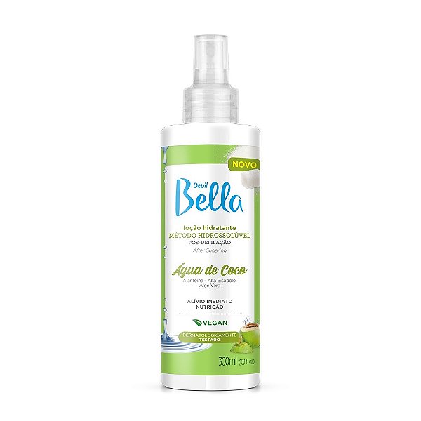Loção hidratante Pós-Depilação Depil Bella (método hidrossolúvel)