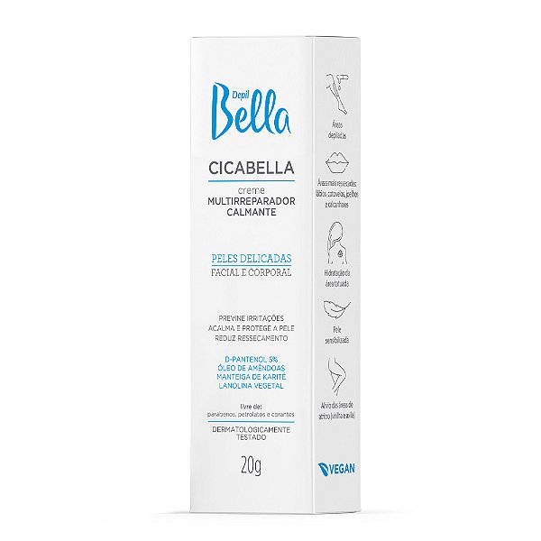 Cicabella creme Multirreparador calmante Depil Bella 20g
