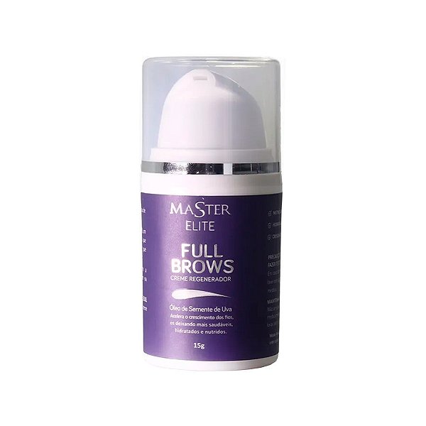 Creme regenerador Full Brows Master cílios e sobrancelhas 15g