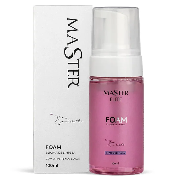Foam espuma de limpeza Master elite para cílios e sobrancelhas 100ml