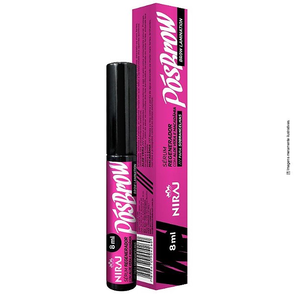 SERUM P/ SOBRANCELHAS REGENERADOR POS BROW 8ML NIRAJ