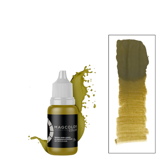 Pigmento Mag Color  VERDE OLIVA 5 ml