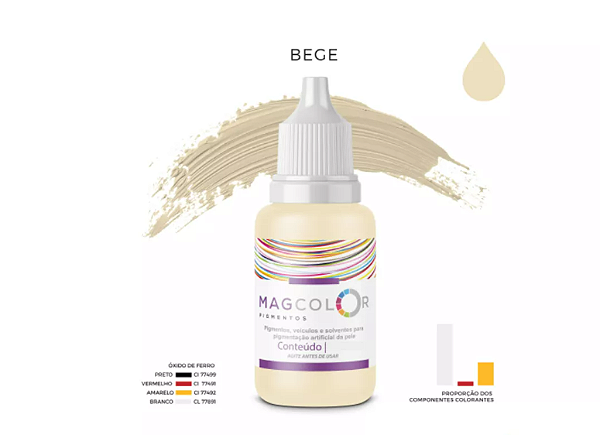 Pigmento Mag Color 5ml BEGE