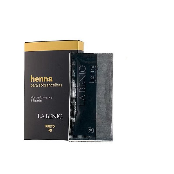 Henna REFIL La Benig Alta Fixação Profissional 3g