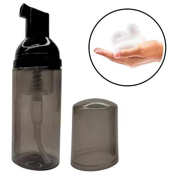Frasco pump espumador Preto