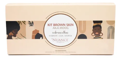 KIT BROWN SKIN (AILA MOOG) SOBRANCELHAS BY NUANCE