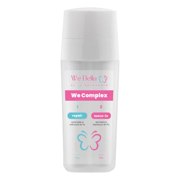 Kit We Complex Passo 1 Repair e Passo 2 Leave-in We Bella 30g