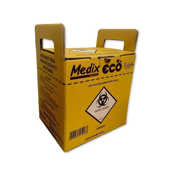 CAIXA COLETORA PERFURO CORTANTE MEDIX