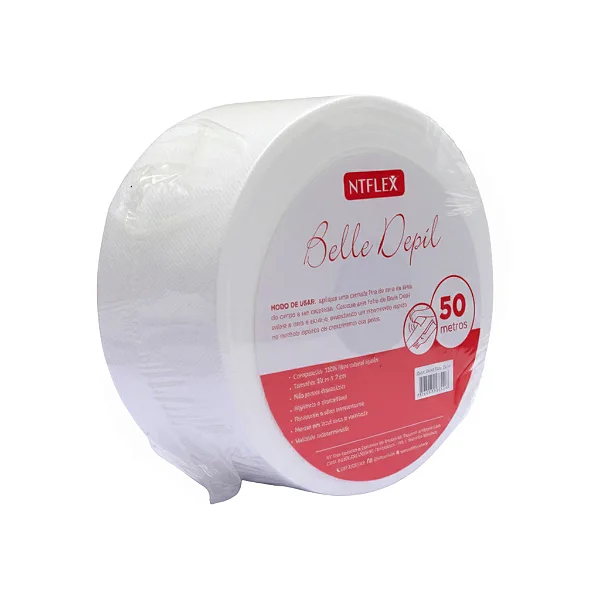 Lenço Depilação Belle Depil 01 Rolo De 50mts Ntflex - Super Econômico