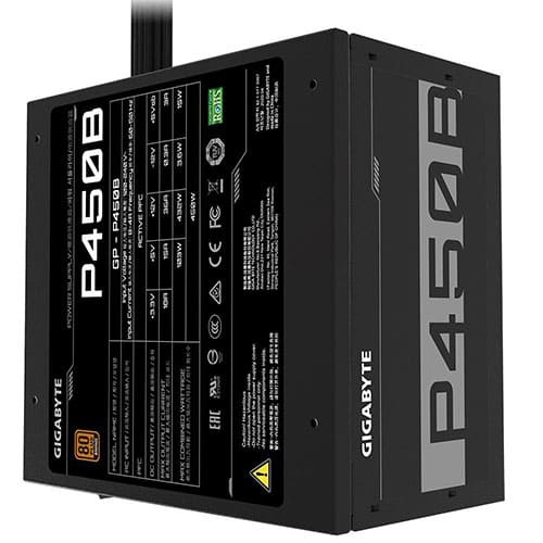 Fonte Gigabyte GP-P450B, 450W, 80 Plus Bronze - 28200-P450B-1BRR