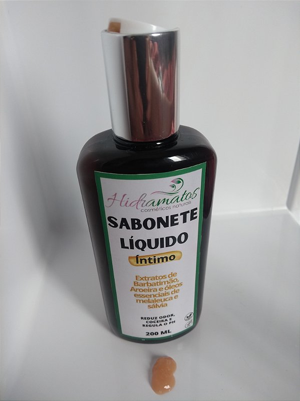 Hidramatos - Sabonete Íntimo Barbatimão e Aroeira e  OE Melaleuca/Sálvia  200 ML