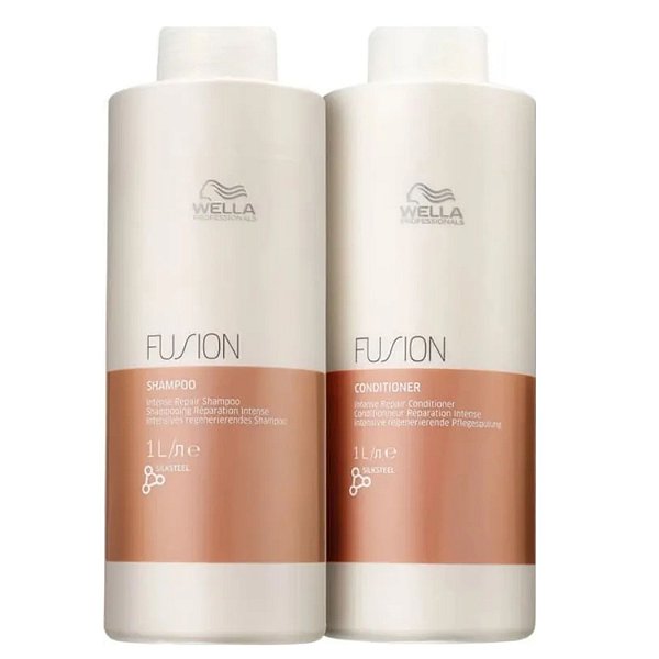 Wella Fusion Shampoo Condicionador Kit 1 Litro