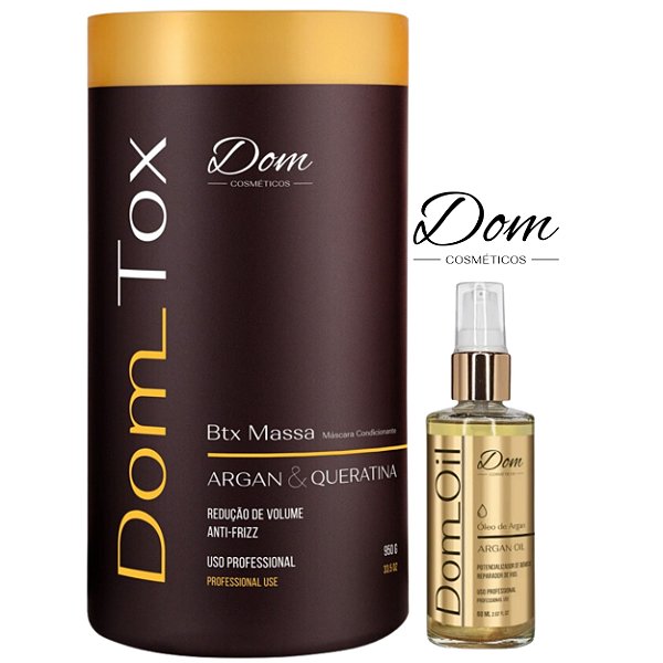 Btox Capilar Dom Cosmeticos Óleo Argan Oil Absolut 60ml