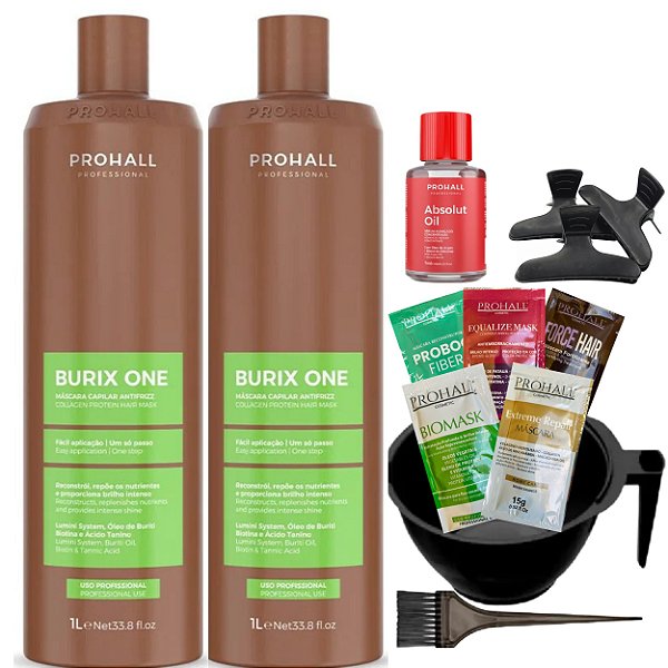 Prohall Burix One Progressiva Sem Formol Vegana 2x1 Litro