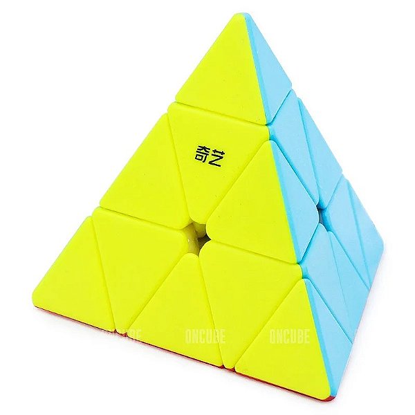 Cubo Mágico Oncube Pyraminx Sem Adesivos QY