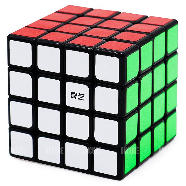 Cubo Mágico Oncube 4x4x4 Preto QY
