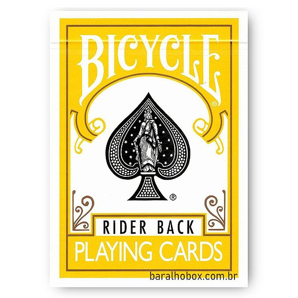 Baralho Bicycle Rider Back Amarelo