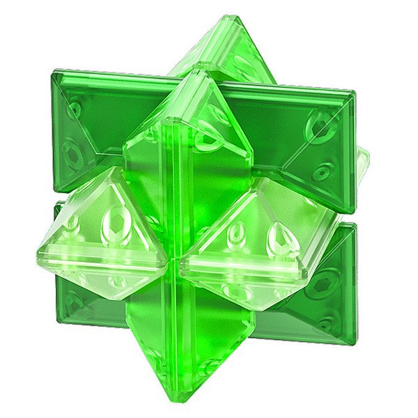 Puzzle Kong Ming Lock Qiyi - Gem - Willow Tea